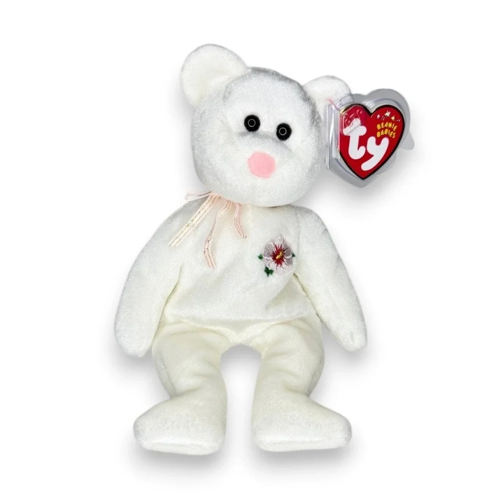 Mugungwha the Bear | Korean Blossom Bear | Mint Heart Tag TY Beanie Baby